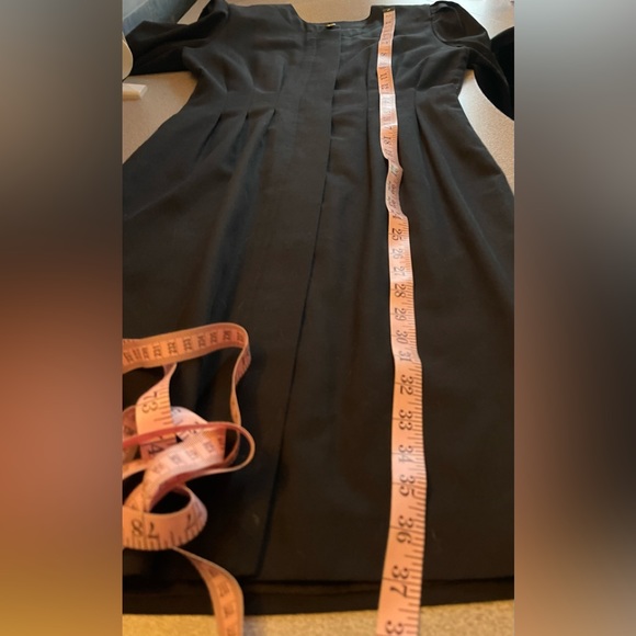 Vintage Braemar By Diana Charles Black Dress Size 4 - Picture 11 of 12